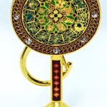 AMULETA FENG SHUI OGLINDA ABUNDENTEI CU CELE 8 AUSPICII