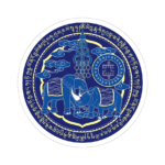 Sticker Feng Shui - Rinocer si Elefant Albastru